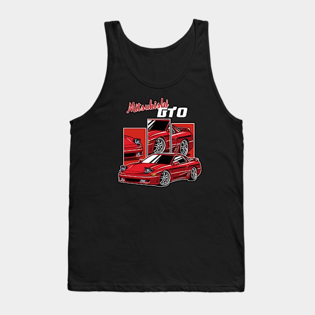 Mitsubishi GTO v2 Tank Top by mirailecs